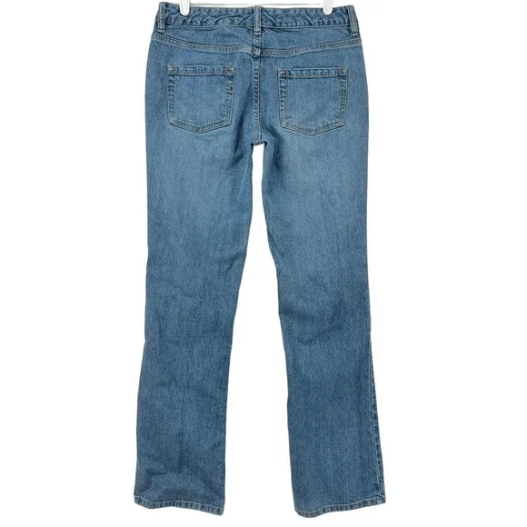 ROUTE 66 Women's Low Rise Boot Cut Blue Denim Jeans Size 6 Average (W29"xL31") - Picture 2 of 11